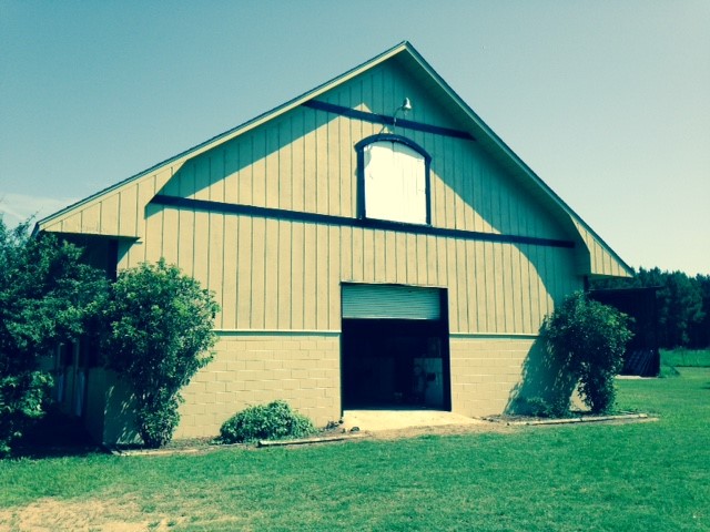 Classic barn exterior painting