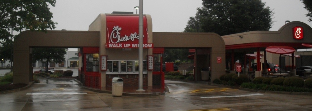 Chick-fil-A commercial painting project